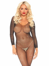 Showstopper Rhinestone Body Stocking