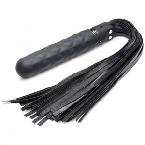 9X Vibrating Dildo Flogger